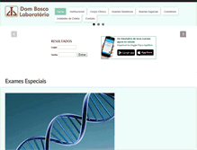 Tablet Screenshot of laboratoriodombosco.com.br